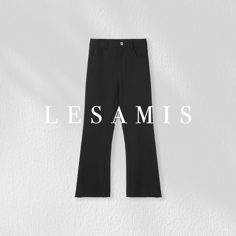 Lesamis·「Capri」Fashionable High-Waisted Stretchy Goddess Cropped Pants Z771002538