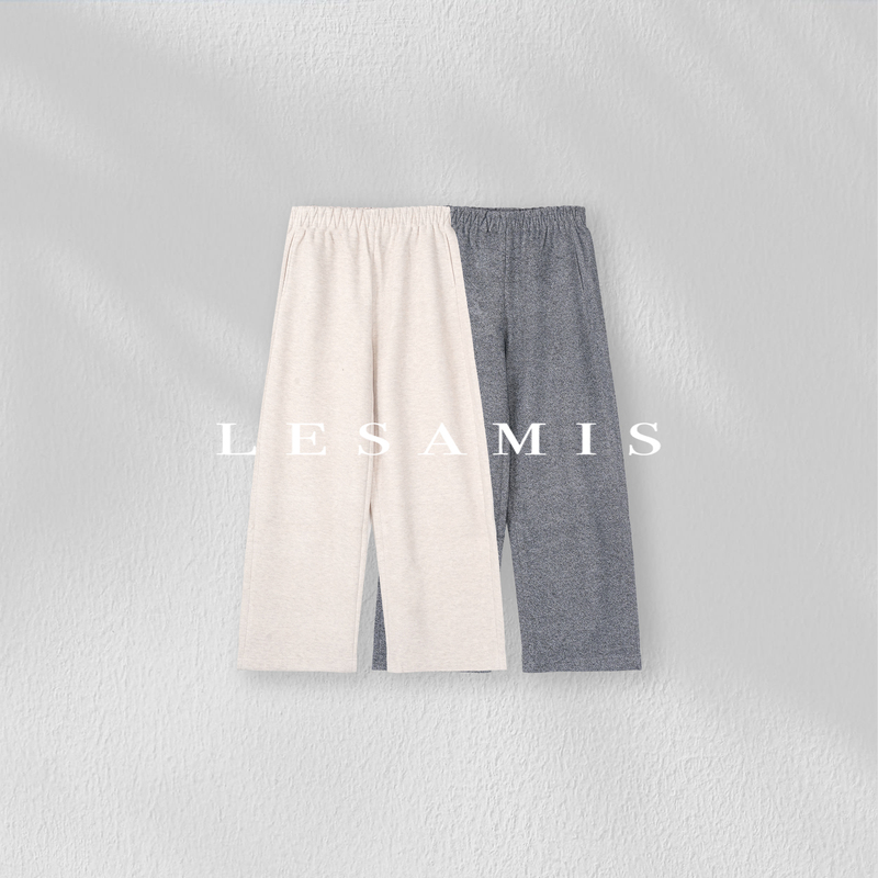 Lesamis "Glutinous Rice Pants" Relaxed Wool Autumn and Winter Thickened Cold-Proof Warm Casual Pants A842003420