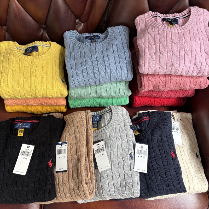 Polo Ralph Lauren Ralph Lauren Boys' Crew Neck Sweater Cable Knit Knitwear