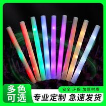 Glow stick flash stick atmosphere cheering props concert sponge glow stick batch glow stick support stick customization
