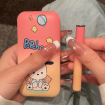Cute cartoon cigarette case lighter set thickness universal pressure-proof and moisture-proof portable gift for boyfriend same style as Douyin