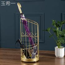 Modern Gold Metal Umbrella Stand Holder For Home Hotel parag