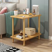 Bedside table bedroom simple double-layer modern small cabinet simple small bedside table home Internet celebrity storage bedside cabinet