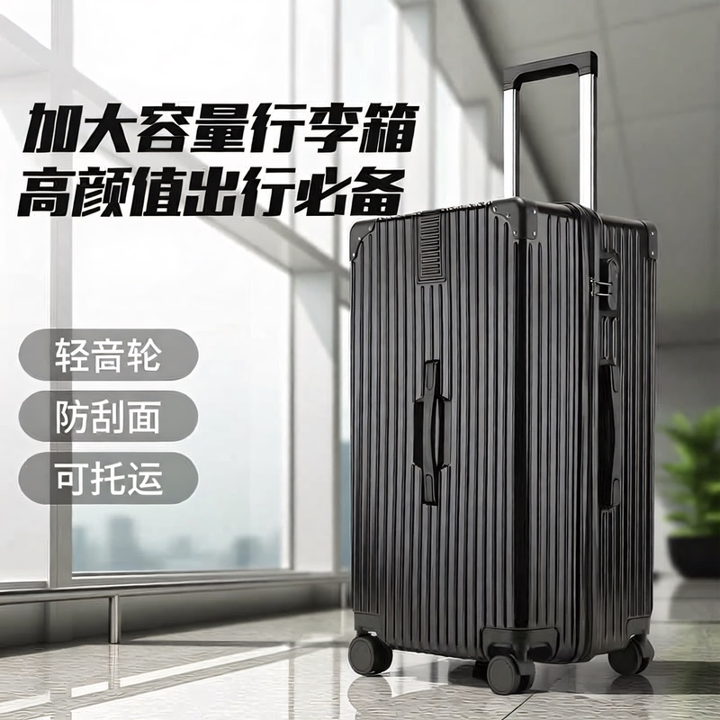 158 Airline Password-Protected Travel Suitcase for Study Abroad, Immigration, and Long-Distance International Flights Checked Luggage 158 Airline Password-Protected Travel Suitcase for Study Abroad, Immigration, and Long-Distance International Flights Checked Luggage