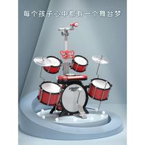 Childrens drum set for beginners to play jazz drums at home for boys 2 years old and 3 babies toy music piano electronic drum
