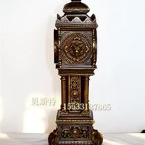 Bell copper clocks antique mechanical old-fashioned table clocks European table clocks model room fireplace entrance clocks