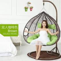 Rattan chair green birds nest hammock single spot romantic single and double cradle rocking chair swing furniture carbon steel