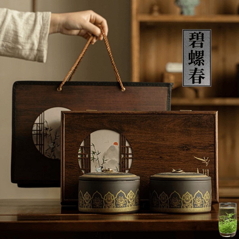 2026 New Tea Biluochun Tea Gift Box, Pre-Qingming Strong Aroma Green Tea, Premium Authentic Suzhou Specialty, Gift for Elders
