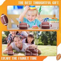 Vinyl football 18CM inflatable PVC childrens toy hand ball American elastic football manufacturer