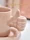 [Clearance]Jeko Like Cup Motivational Water Bottle for Men Positive Energy Coffee Cup for Women Couples Office