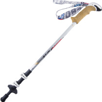 Robinson Mountaineering Stick Mountain Edge Upgraded Three-section External Locking Cane Carbon Fiber Crutches Outdoor Mountaineering Supplies and Equipment