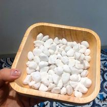 Ground laying renovation cobblestone outdoor solid wood floor decoration Yuhua stone succulent pavement decoration white stone