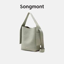 (Yamashita has pine) Songshan has a new style of versatile ear-hanging tote bag large-capacity womens bag cowhide light backpack