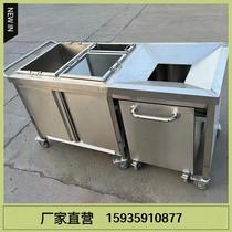 Steel collection scrapped car storage garbage truck hotel collection of dirty dishes canteen dining car collection scrapped car collection scrapped food collection station