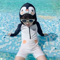 Balabala boys swimsuit bottoms summer new style boy baby fashionable childrens hooded Internet celebrity fashion summer clothes