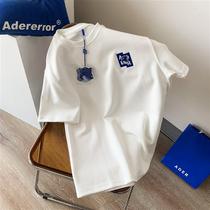 ADER ERROR SMALL co-branded fox embroidery short-sleeved T-shirts for men and women couples loose and versatile tops in spring and summer