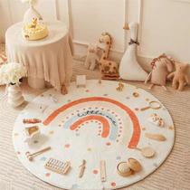 One-year-old scratching carpet supplies one-year-old suit girl baby boy drawing lots birthday layout props round floor mat