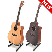 41-inch single-board guitar spruce mahogany top single guitar folk barrel matte acoustic guitar cutaway guitar