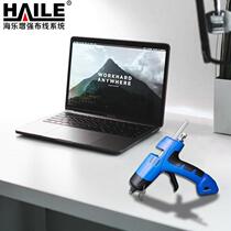 Haile computer tool hot melt glue gun set with 10 glue sticks HZ-RJQ-20