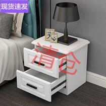 White bedside cabinet holds small cabinets minimally modern light luxury bedroom bedside locker 35cm wide economy