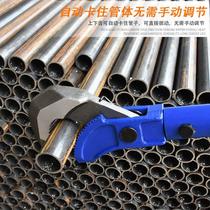 German imported Ruier quick pipe pliers steel bar wrench water pipe pliers multi-functional wrench straight thread heavy-duty universal