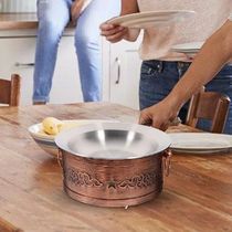 Camping Cooking Pot Kitchen Stainless Steel Griddle Pan