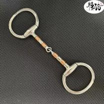 British bit bit equestrian supplies horse bit stainless steel silicon brass horse bit saddle water rein horse equipment