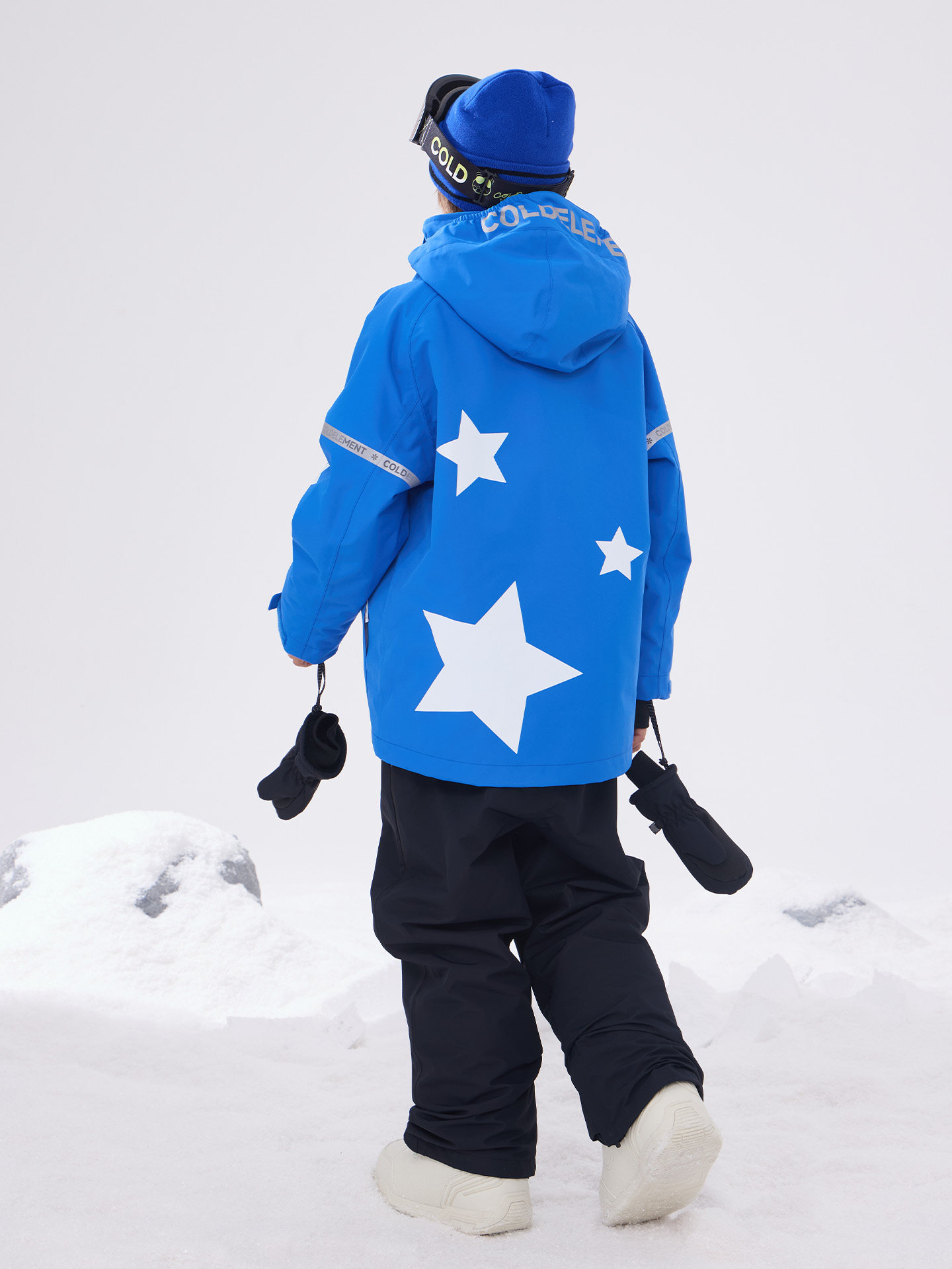 Coldelement Blue Kidsren's Ski Suit Set for Boys 2025 New Jacket Waterproof and Windproof Equipment