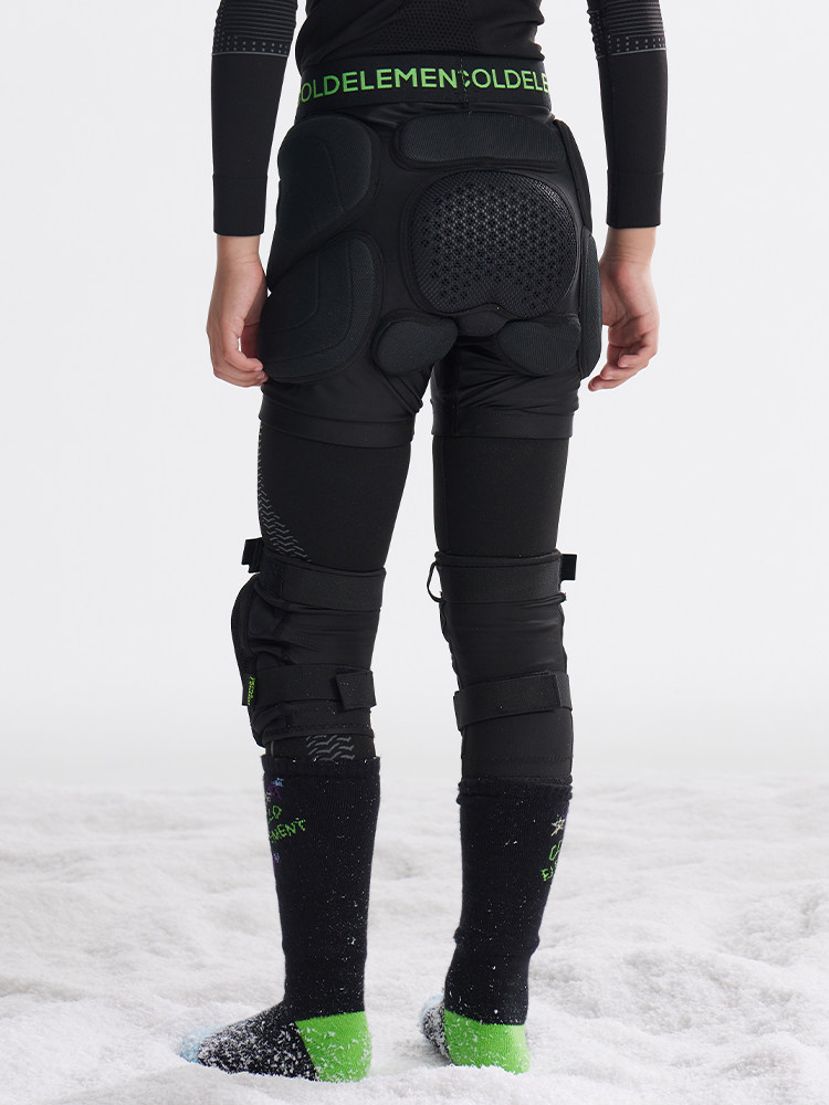Coldelement Kidsren's Ski Protective Gear, Hip Protection, Knee Protection, Anti-Fall Pants, Tail Vertebra Protection Set, Boys and Girls