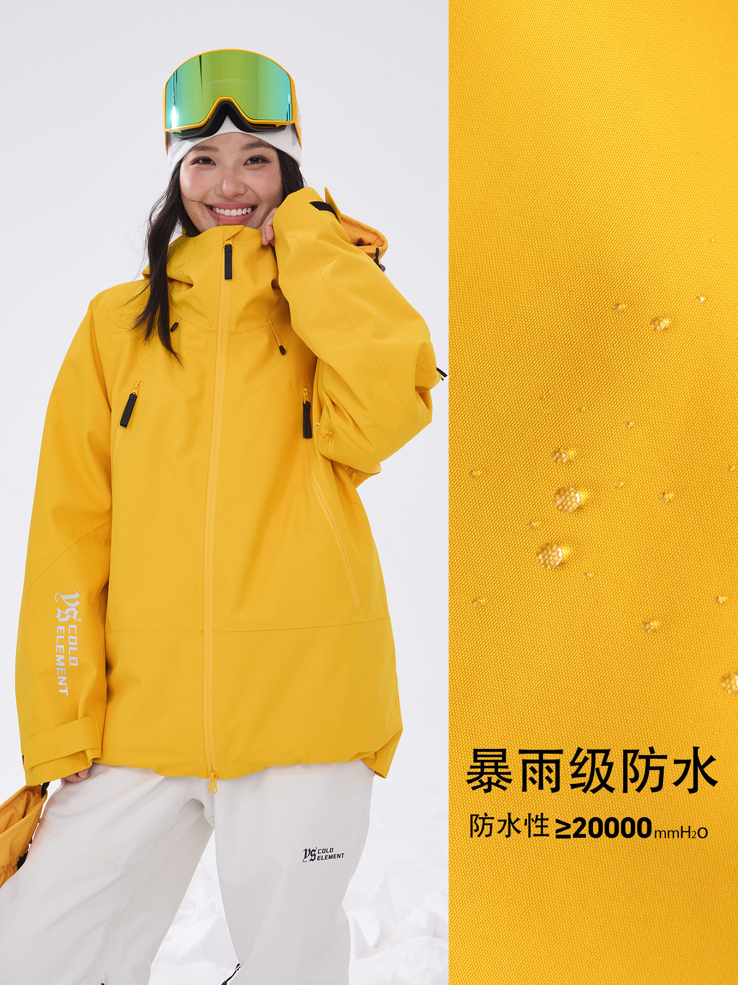 Coldelement Snowboarding Jacket for Women 2025 New Men's Professional Waterproof Snow-Proof Jacket Top