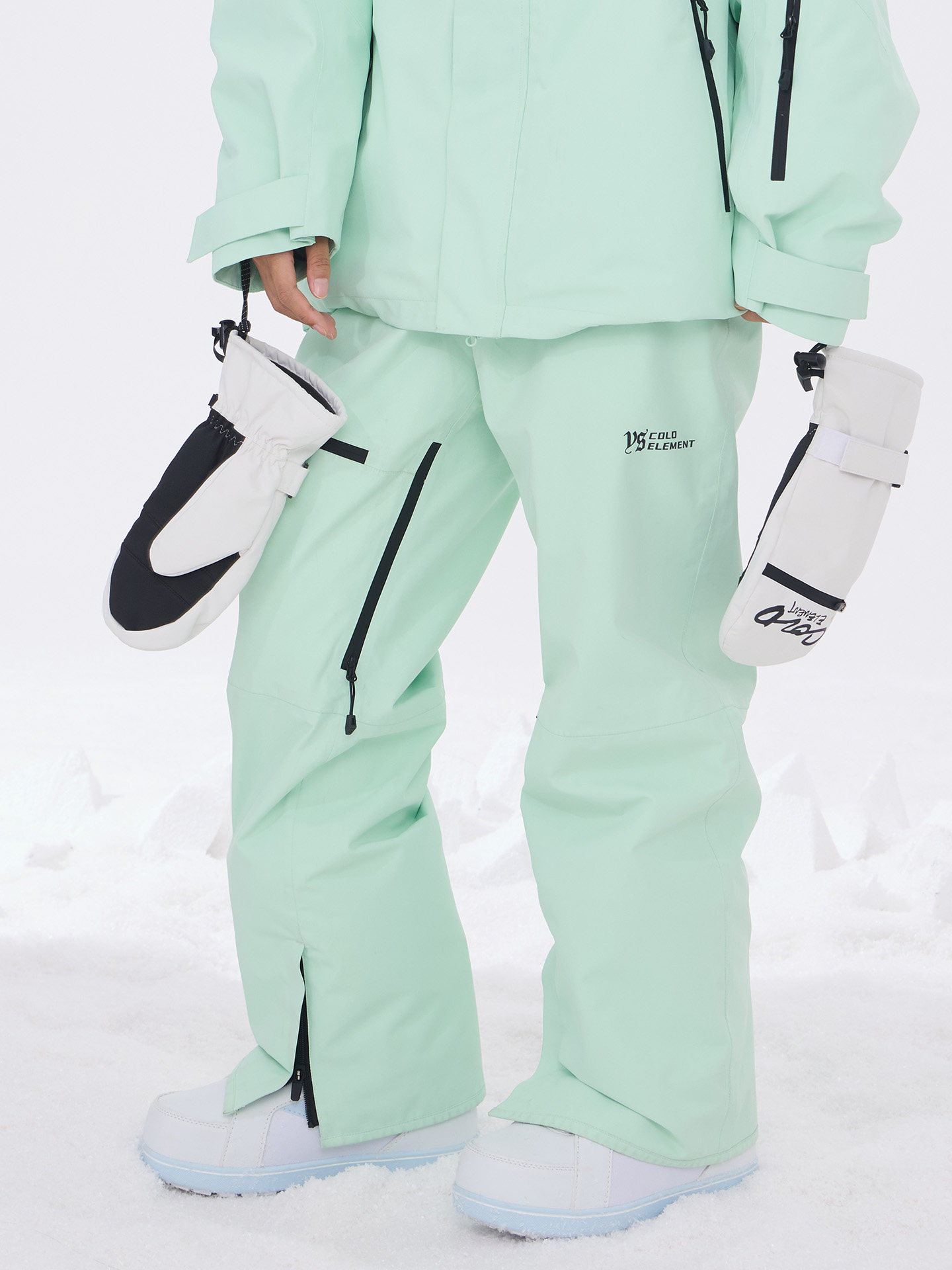 Coldelement Ski Pants Are Winter Single and Double Board Professional Windproof, Waterproof and Cold-Proof Outdoor Sports Equipment for Men and Women