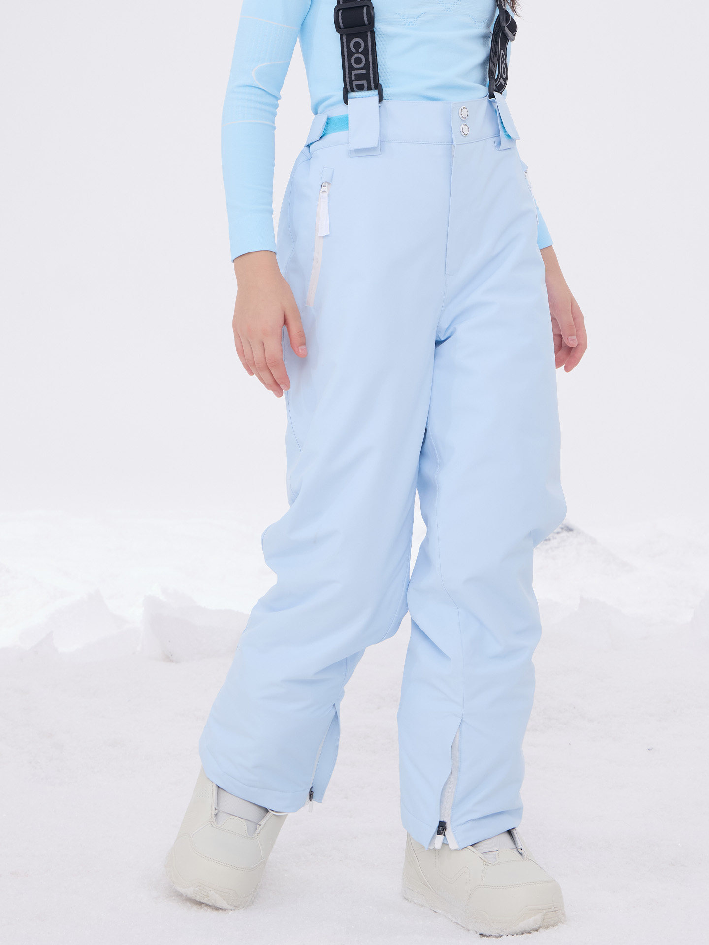 Coldelement Kidsren's Ski Overalls for Boys and Girls 3L Single and Double Board Outdoor Sports Trendy Windproof and Waterproof