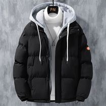 Winter Parkas Men Solid Color Padded Jacket Fashion Casual H
