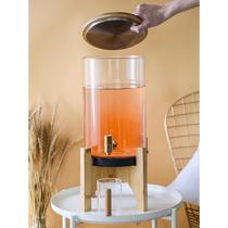 Hot-selling hotel restaurant front desk glass insulation with faucet bucket hot tea and hot drinking water tank 55 degrees large capacity constant temperature flower