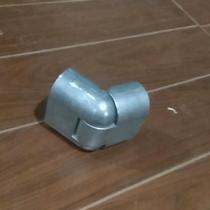 New new product handrail movable zinc steel guardrail fixed seat column round pipe flexible joint elbow railing stair surface corner