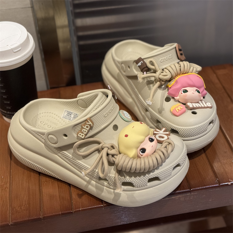 穴あき靴アクセサリー ポップマート装飾 DIYアクセサリー バックルクロックス クロックスシューズに適した花の靴バックル 2025