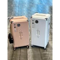 Dream Traveler thickened suitcase womens Japanese large-capacity suitcase 40-inch Internet celebrity trolley case universal wheels fashion secret