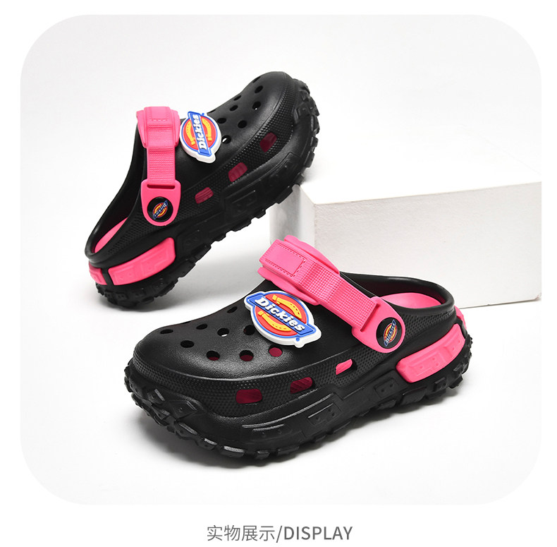 Dickies儿童凉鞋女童洞洞鞋2026新款中大童涉水鞋男童两穿沙滩鞋 — 23