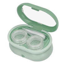 Contact lens cleaner portable electric automatic cleaning machine rinser high-frequency ultrasonic contact lens box