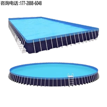 Swimming pool large mobile support pool reservoir outdoor childrens water park inflatable pool slide manufacturer