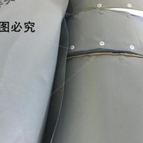 Button end with PC100 button cable wrapping cloth protective sleeve environmentally friendly flame retardant PVC wire wrapping sleeve gray wrapping cloth