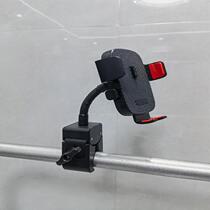 Thickened clamp mobile phone holder for lazy people universal live broadcast dormitory bedside watching dramas and stalls mobile phone holder hose round tube