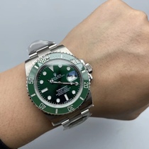 Rolex Black Water Ghost Watch 116610 Black Disk Automatic Mechanical Watch Steel Strap Waterproof Trendy Men