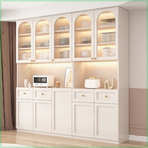 French sideboard high cabinet integrated cream style living room storage cabinet new kitchen cabinet custom tea cabinet wine cabinet