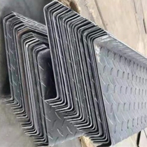 Whole house steel herringbone plate pattern plate sliding stair tread plate Z-shaped plate U-shaped plate L-shaped plate