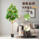 Artificial Lemon Tree Indoor Living Room Floor-Standing Potted Plant Decoration Artificial Green Plant Nordic Style Decorative Fake Tree Plant