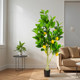 Artificial Lemon Tree Indoor Living Room Floor-Standing Potted Plant Decoration Artificial Green Plant Nordic Style Decorative Fake Tree Plant