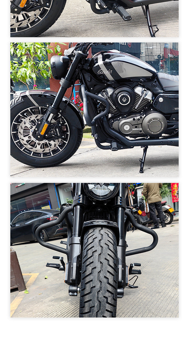 Graystone 250 Modified Parts Bumper Guard Folding Backrest Benda Motorcycle Rack Quick-Release Side Bag Bd Accessories