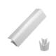 Cabinet Baseboard Pvc Silver Aluminum Alloy Aluminum-Plastic Black Water Barrier Corner Flat Connector Universal Internal and External Corner