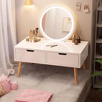 Bay window dressing table bedroom small apartment simple dressing table new storage cabinet integrated dressing table desk for girls